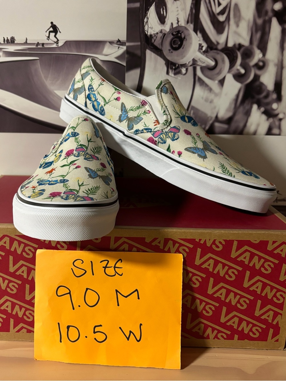 Vans Classic Slip On sz 9.0 Men’s 10.5 Woman